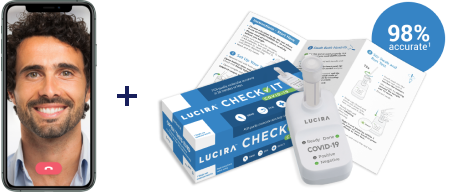 Lucira Check It COVID-19 Test Kit + Video Observation