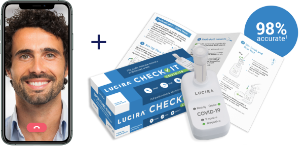 Lucira Check It COVID-19 Test Kit with Video Observation img