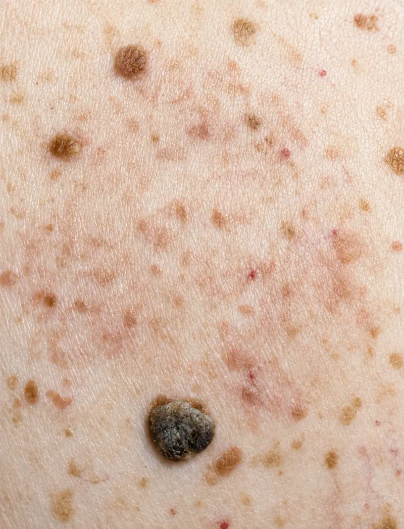 Psoriasis after treatment