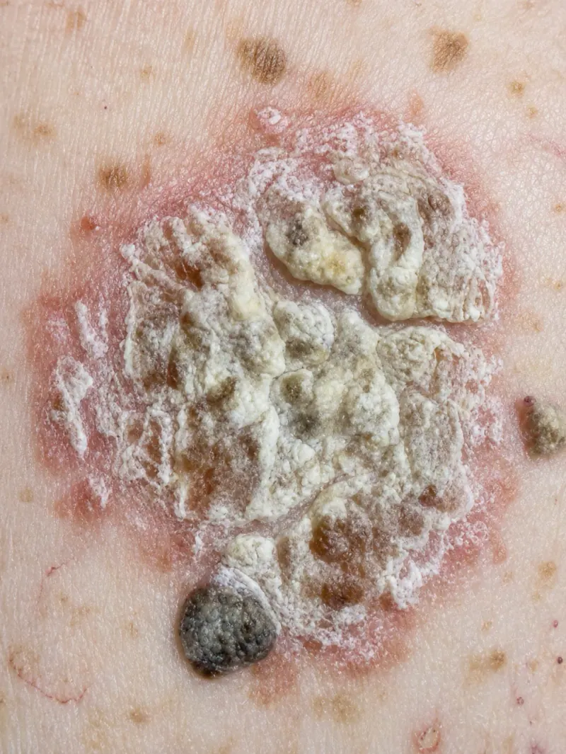 Psoriasis before treatment