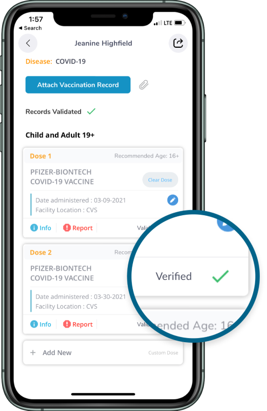 Vaxigo™ Internal Vaccination Record Verification System
